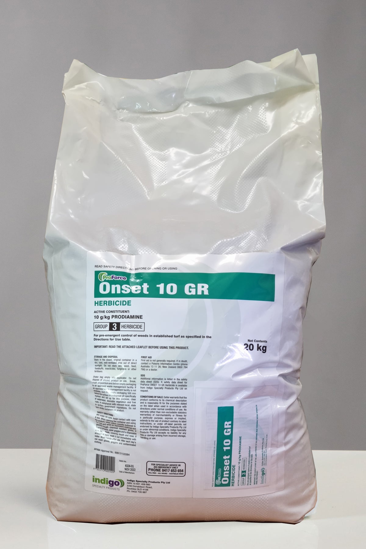 Onset 10GR 20kg – Lawnpride Australia